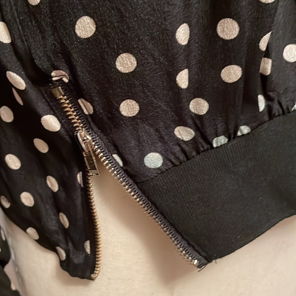 Alice + Olivia silk polka dot jacket size 6 - Picture 4 of 8